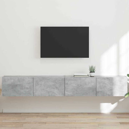 vidaXL TV Wall Cabinet Wall-mounted 2 pcs Concerte 98 x 31 x 29.5 cm