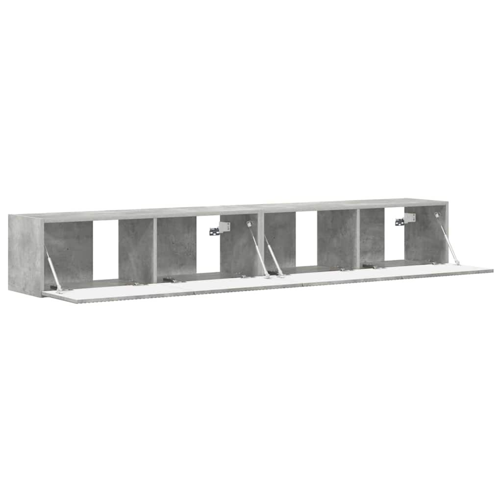 vidaXL TV Wall Cabinet Wall-mounted 2 pcs Concerte 98 x 31 x 29.5 cm