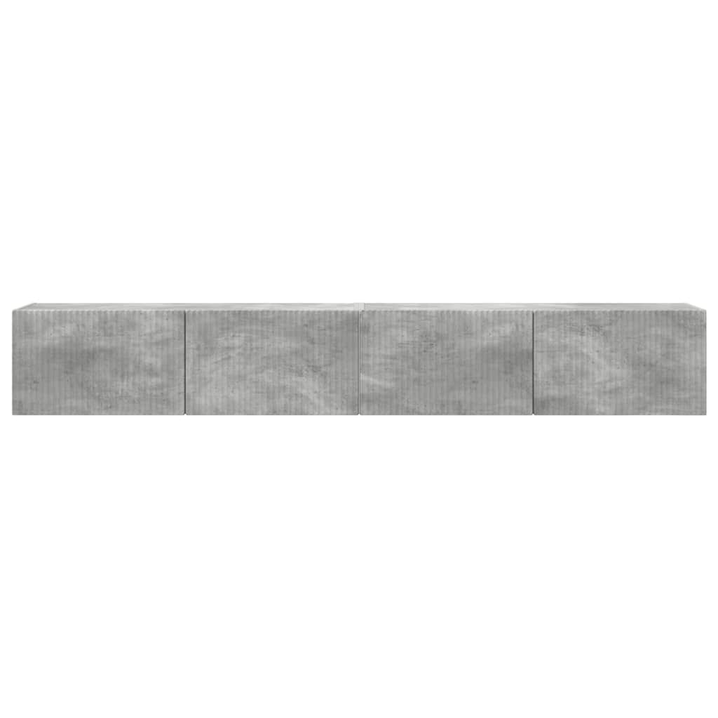 vidaXL TV Wall Cabinet Wall-mounted 2 pcs Concerte 98 x 31 x 29.5 cm