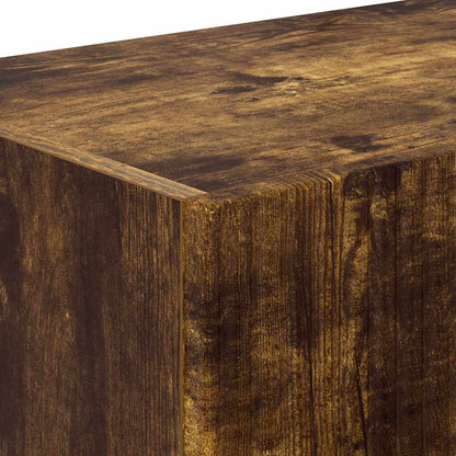 vidaXL TV Wall Cabinet Wall-mounted 2 pcs Smoked Oak 98 x 31 x 29.5 cm