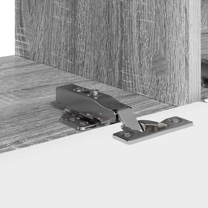 vidaXL TV Wall Cabinet Grey Sonoma 98 x 31 x 29.5 cm Engineered Wood