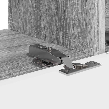 vidaXL TV Wall Cabinet 2 pcs Grey Sonoma 98 x 31 x 29.5 cm
