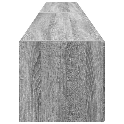 vidaXL TV Wall Cabinet 2 pcs Grey Sonoma 98 x 31 x 29.5 cm