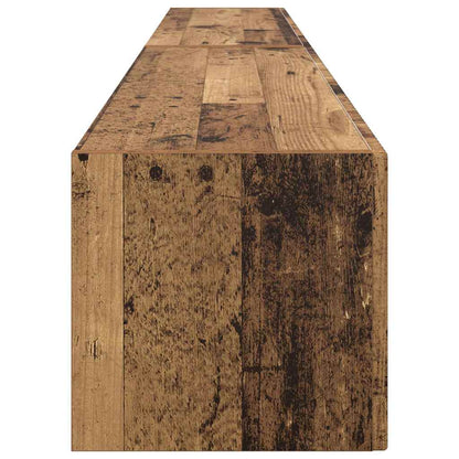 vidaXL TV Wall Cabinet Wall-mounted 2 pcs Old Wood 98 x 31 x 29.5 cm