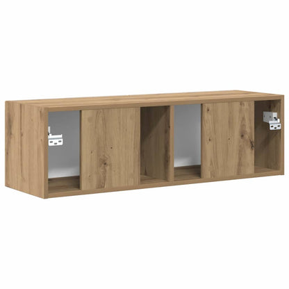vidaXL TV Wall Cabinet 98 x 31 x 29.5 cm Artisian Oak Engineered Wood