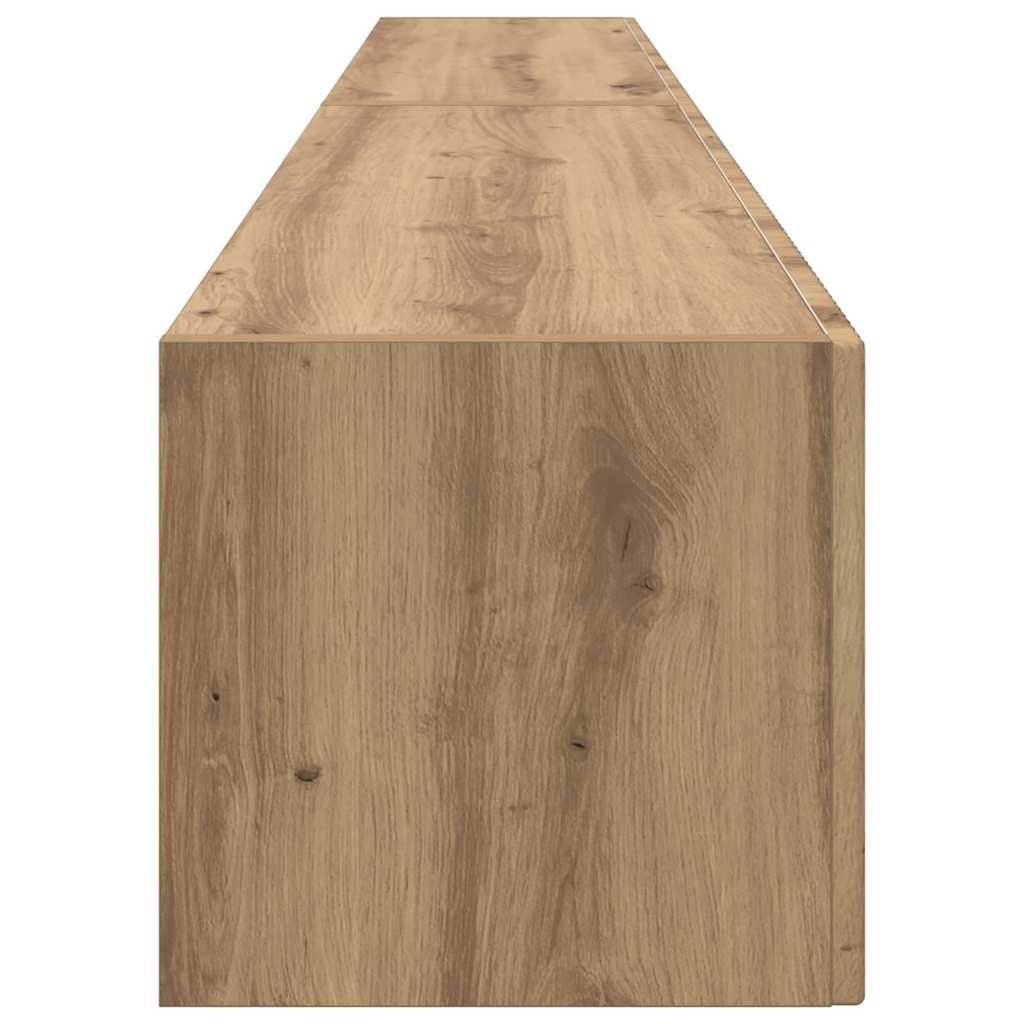 vidaXL TV Wall Cabinet 2 pcs Artisian Oak Engineered Wood