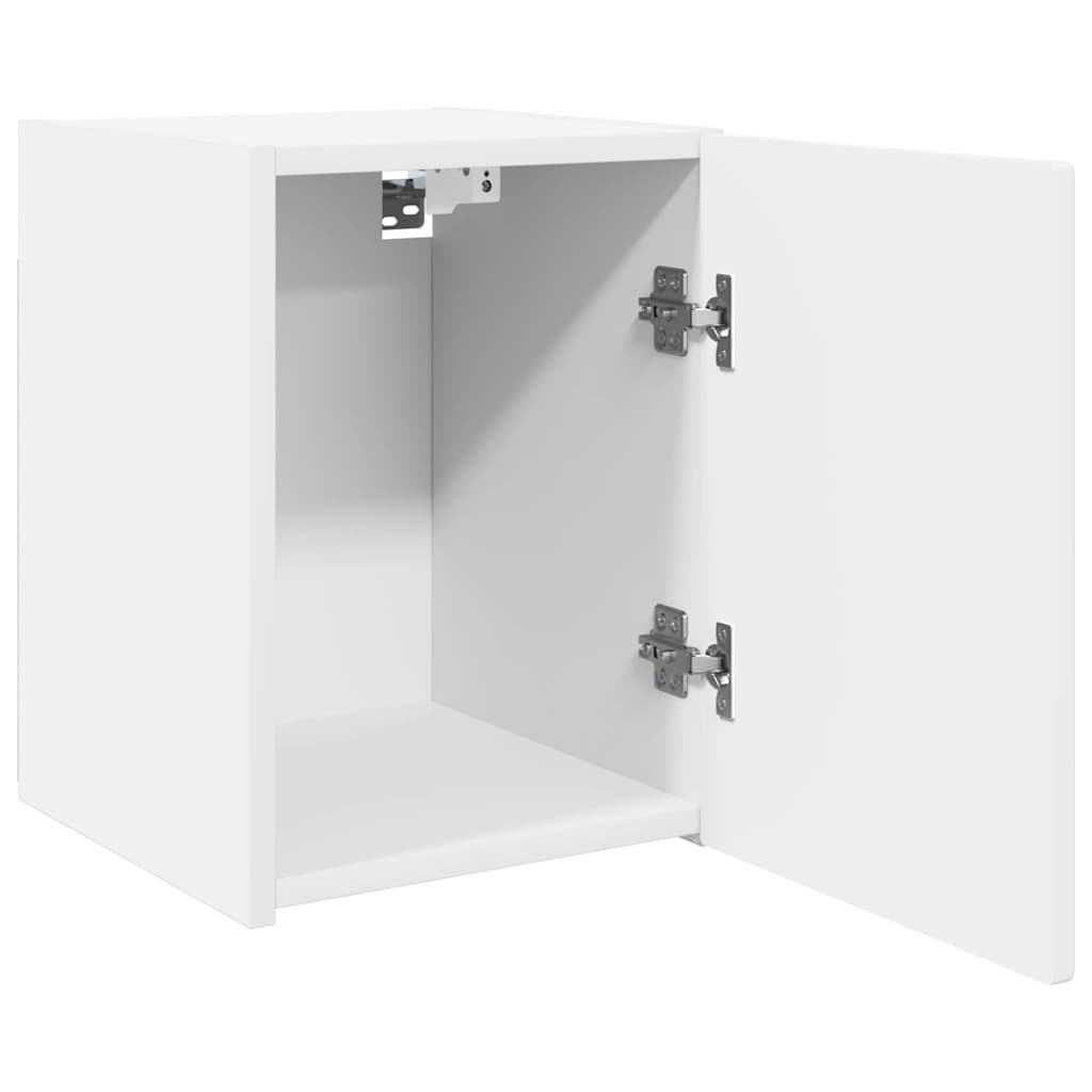 vidaXL TV Wall Cabinet 2 pcs White 30 x 31 x 40 cm Engineered Wood