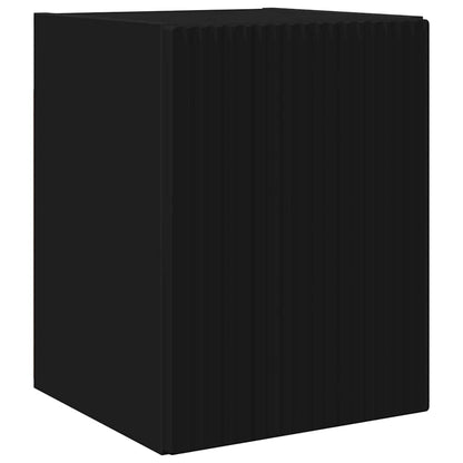 vidaXL TV Wall Cabinet Black 30 x 31 x 40 cm Engineered Wood