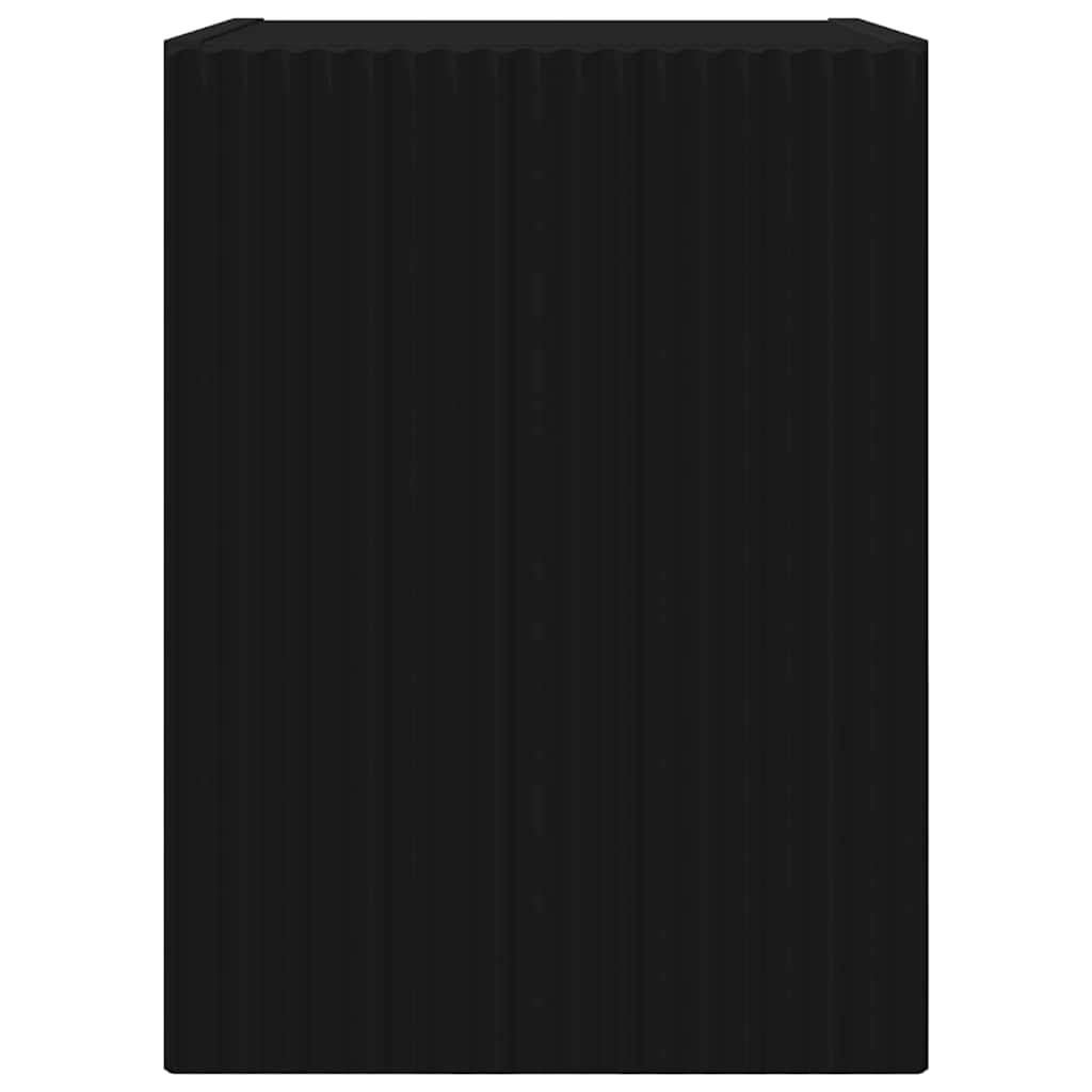 vidaXL TV Wall Cabinet Black 30 x 31 x 40 cm Engineered Wood