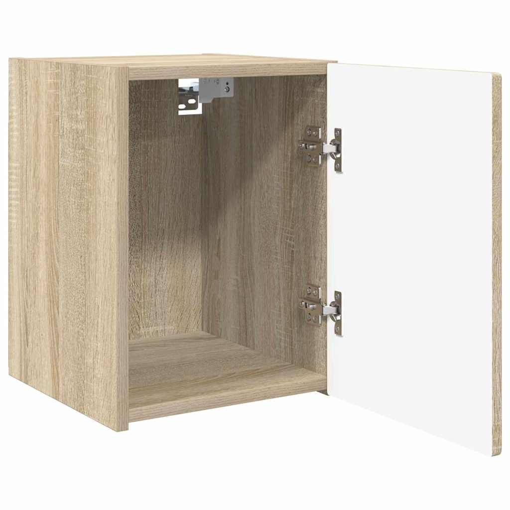 vidaXL TV Wall Cabinet 2 pcs Sonoma 30 x 31 x 40 cm Engineered Wood
