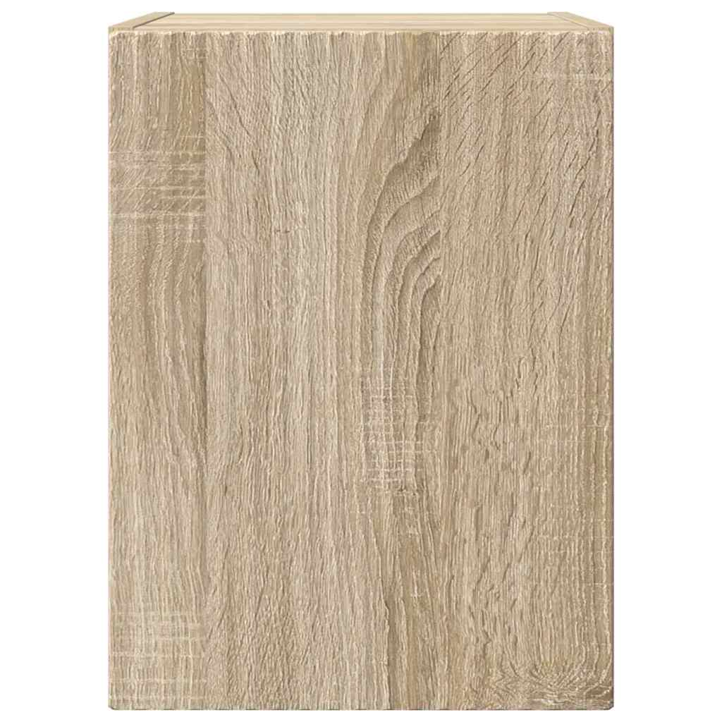 vidaXL TV Wall Cabinet 2 pcs Sonoma 30 x 31 x 40 cm Engineered Wood