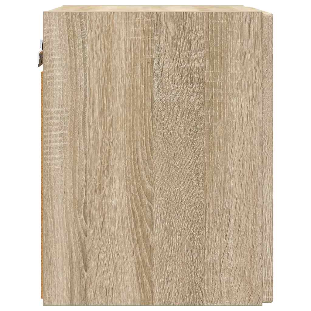 vidaXL TV Wall Cabinet 2 pcs Sonoma 30 x 31 x 40 cm Engineered Wood