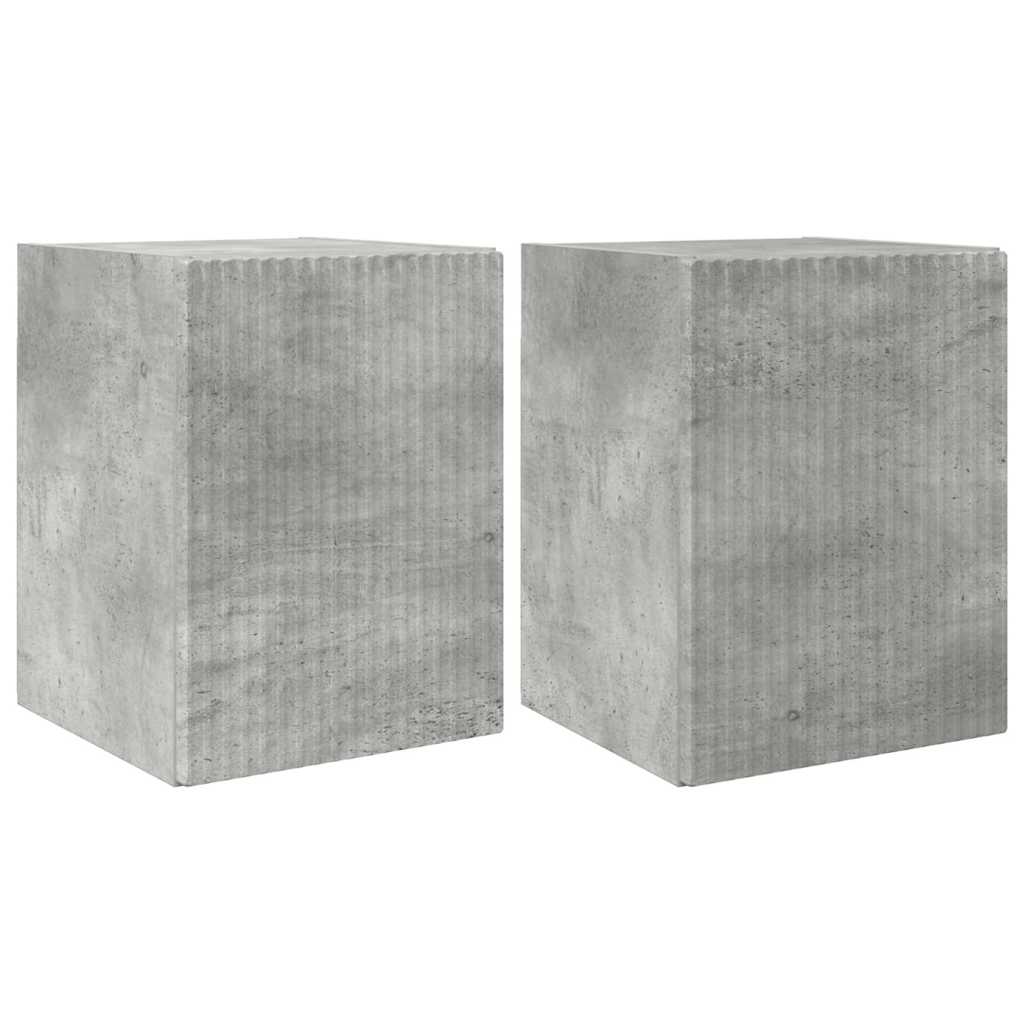 vidaXL TV Wall Cabinet 2 pcs Concerte 30 x 31 x 40 cm Engineered Wood