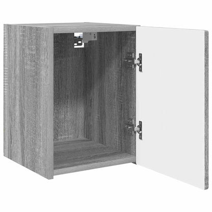 vidaXL TV Wall Cabinet Wall-mounted 2 pcs Grey Sonoma 30 x 31 x 40 cm