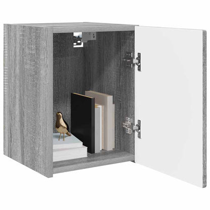 vidaXL TV Wall Cabinet Wall-mounted 2 pcs Grey Sonoma 30 x 31 x 40 cm