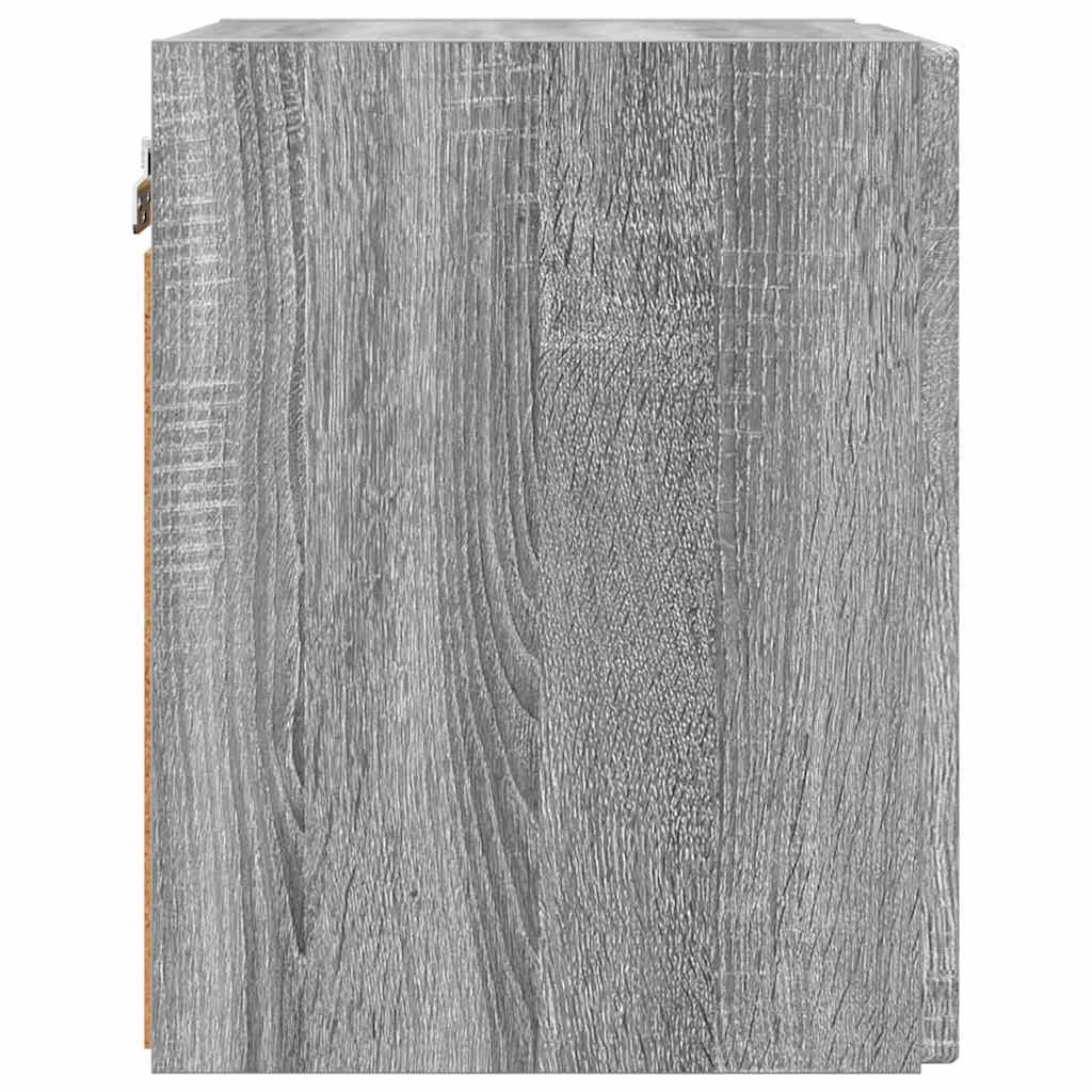 vidaXL TV Wall Cabinet Wall-mounted 2 pcs Grey Sonoma 30 x 31 x 40 cm
