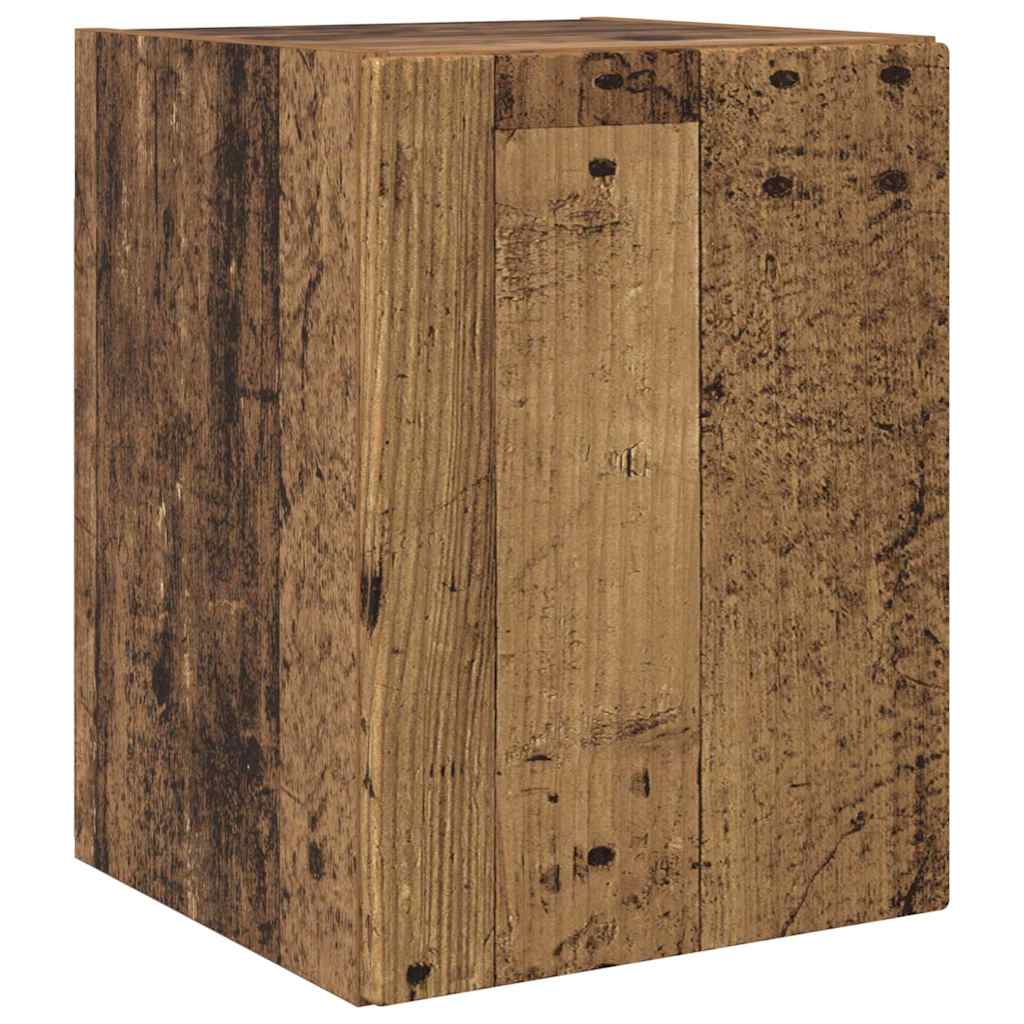 vidaXL TV Wall Cabinet Old Wood 30 x 31 x 40 cm Engineered Wood