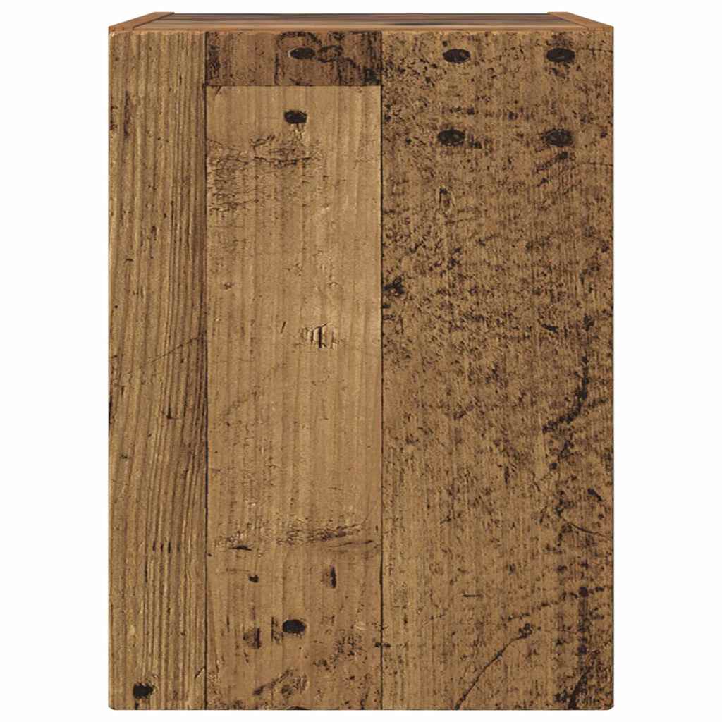 vidaXL TV Wall Cabinet Old Wood 30 x 31 x 40 cm Engineered Wood