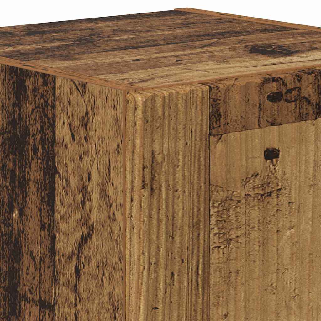 vidaXL TV Wall Cabinet 2 pcs Old Wood 30 x 31 x 40 cm Engineered Wood