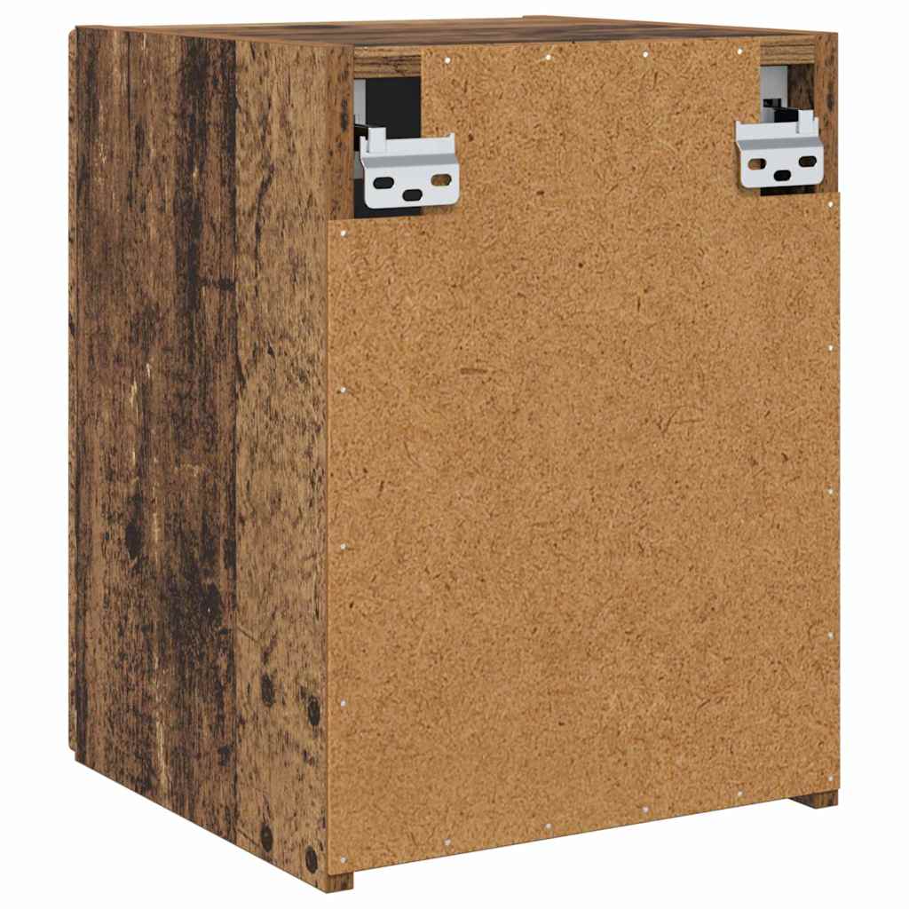 vidaXL TV Wall Cabinet 2 pcs Old Wood 30 x 31 x 40 cm Engineered Wood