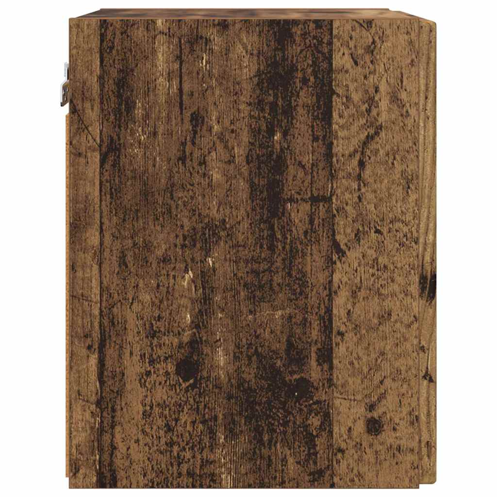 vidaXL TV Wall Cabinet 2 pcs Old Wood 30 x 31 x 40 cm Engineered Wood