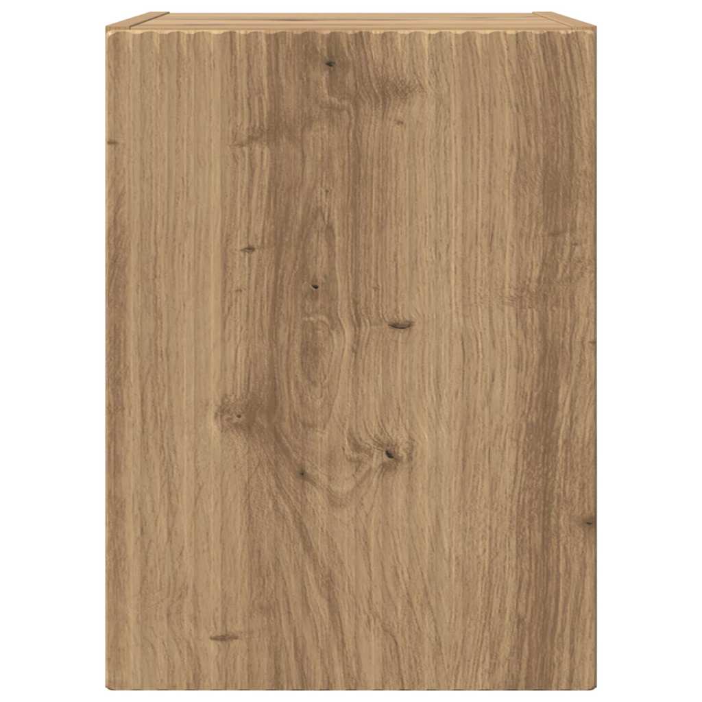 vidaXL TV Wall Cabinet Wall-mounted 2 pcs Artisian Oak 30 x 31 x 40 cm