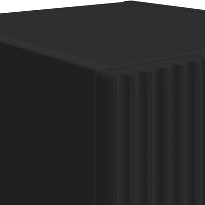 vidaXL TV Wall Cabinet Black 30 x 31 x 60 cm Engineered Wood