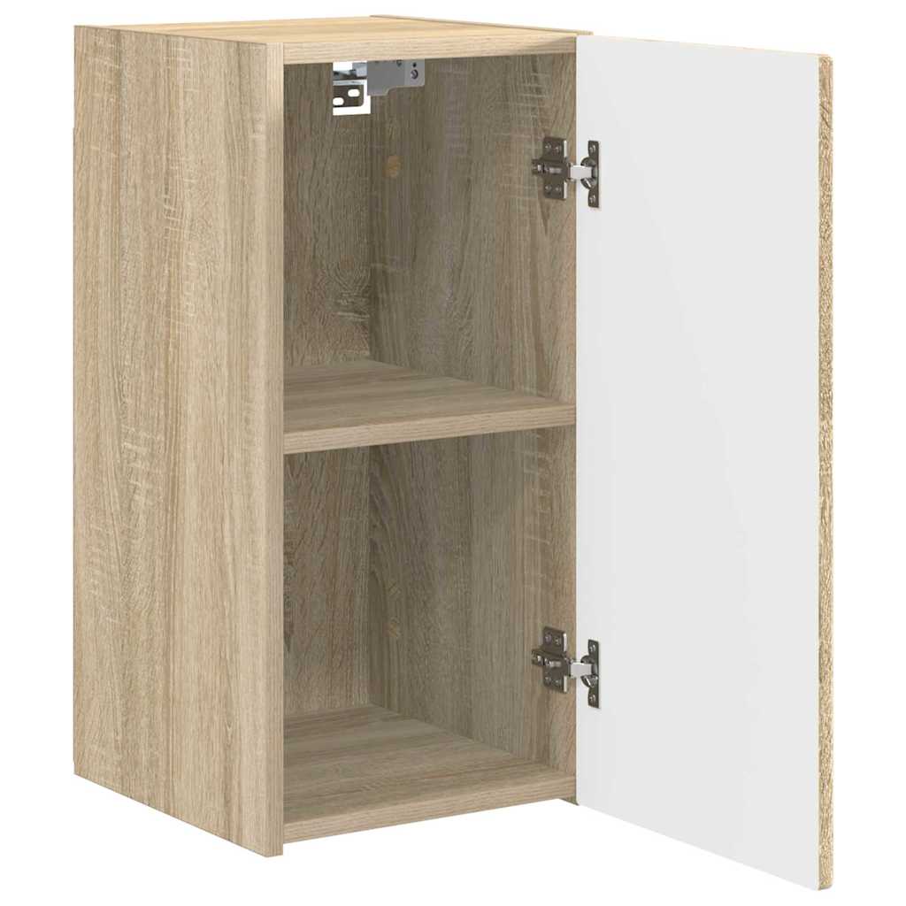 vidaXL TV Wall Cabinet Sonoma 30 x 31 x 60 cm Engineered Wood