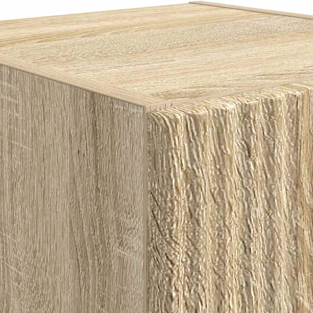 vidaXL TV Wall Cabinet 2 pcs Sonoma 30 x 31 x 60 cm Engineered Wood
