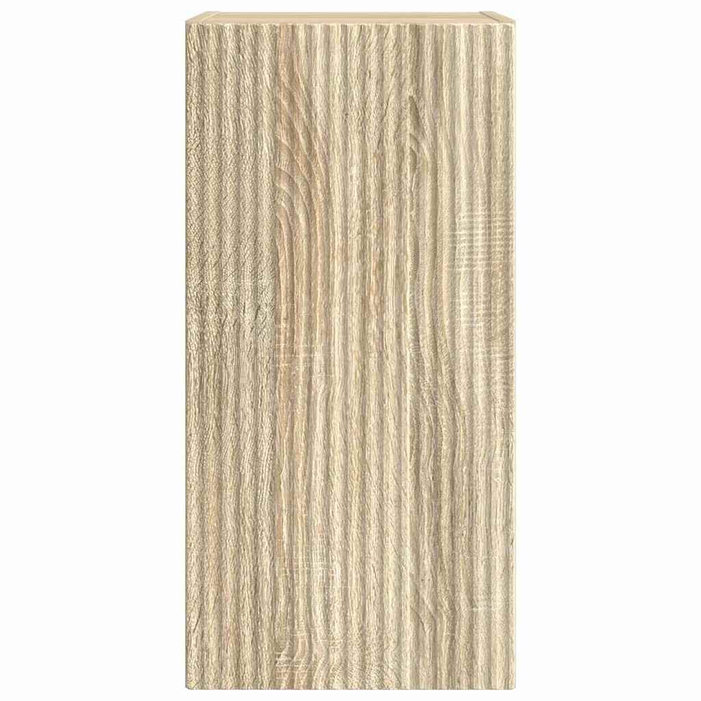 vidaXL TV Wall Cabinet 2 pcs Sonoma 30 x 31 x 60 cm Engineered Wood