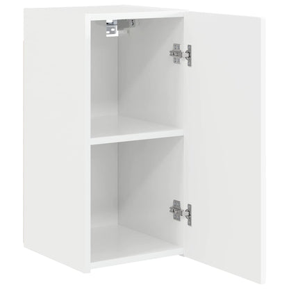 vidaXL TV Wall Cabinet Gloss White 30 x 31 x 60 cm Engineered Wood