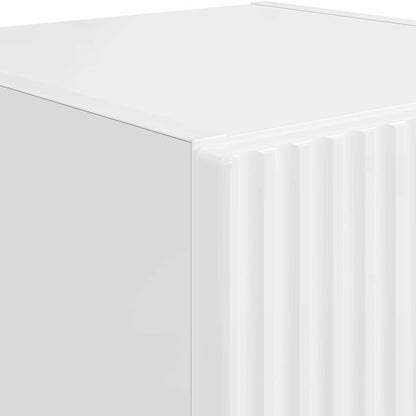 vidaXL TV Wall Cabinet Wall-mounted 2 pcs Gloss White 30 x 31 x 60 cm