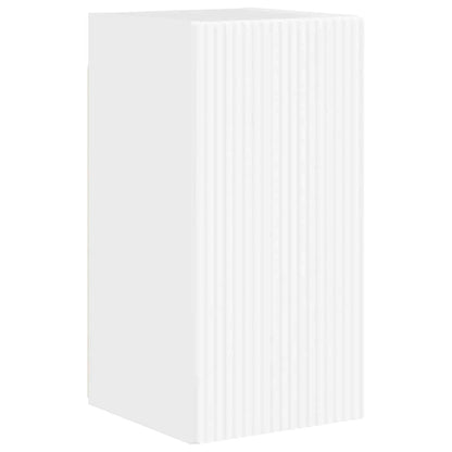vidaXL TV Wall Cabinet Wall-mounted 2 pcs Gloss White 30 x 31 x 60 cm
