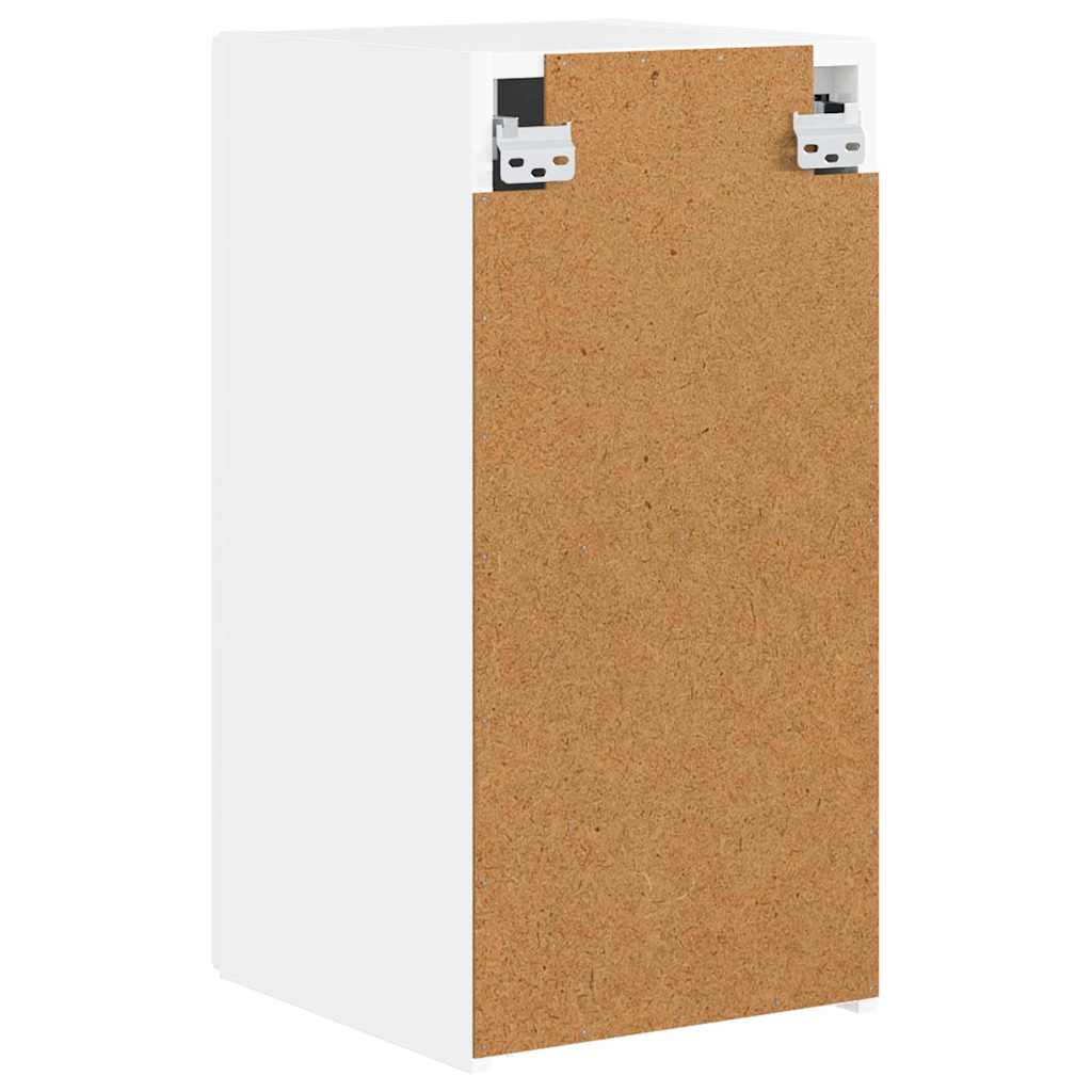 vidaXL TV Wall Cabinet Wall-mounted 2 pcs Gloss White 30 x 31 x 60 cm