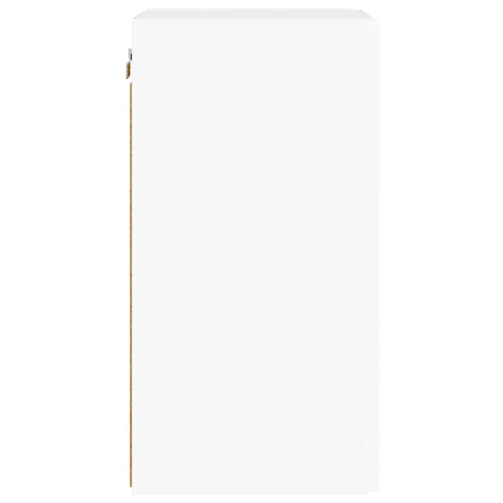 vidaXL TV Wall Cabinet Wall-mounted 2 pcs Gloss White 30 x 31 x 60 cm