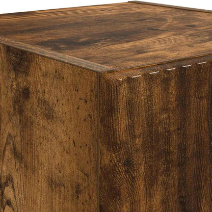 vidaXL TV Wall Cabinet Smoked Oak 30 x 31 x 60 cm Engineered Wood