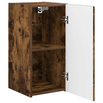 vidaXL TV Wall Cabinet Smoked Oak 30 x 31 x 60 cm Engineered Wood