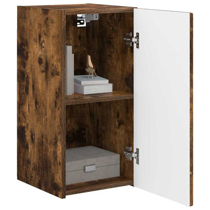 vidaXL TV Wall Cabinet Wall-mounted 2 pcs Smoked Oak 30 x 31 x 60 cm
