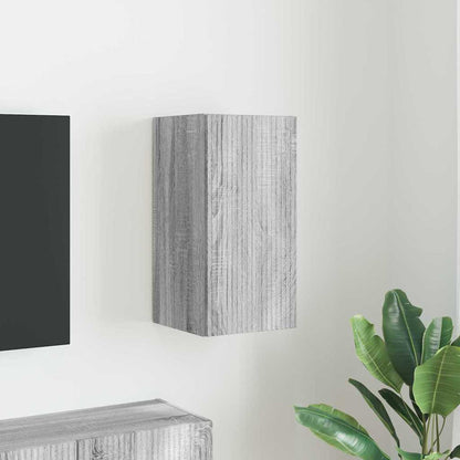 vidaXL TV Wall Cabinet Grey Sonoma 30 x 31 x 60 cm Engineered Wood