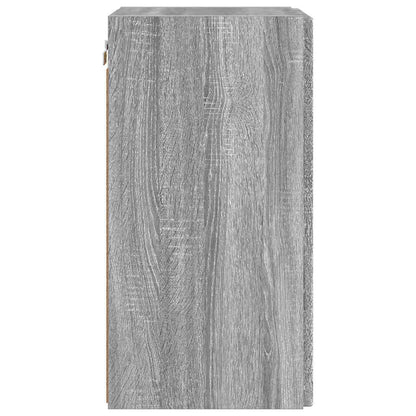 vidaXL TV Wall Cabinet Grey Sonoma 30 x 31 x 60 cm Engineered Wood