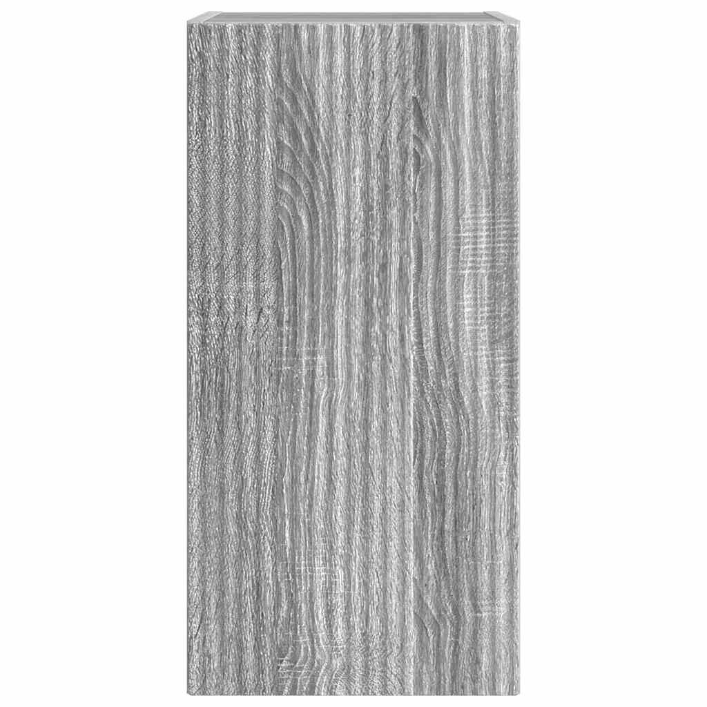 vidaXL TV Wall Cabinet Wall-mounted 2 pcs Grey Sonoma 30 x 31 x 60 cm