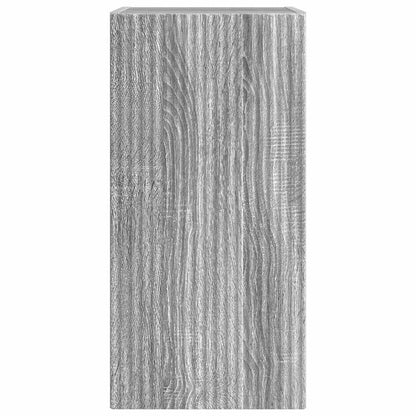 vidaXL TV Wall Cabinet Wall-mounted 2 pcs Grey Sonoma 30 x 31 x 60 cm