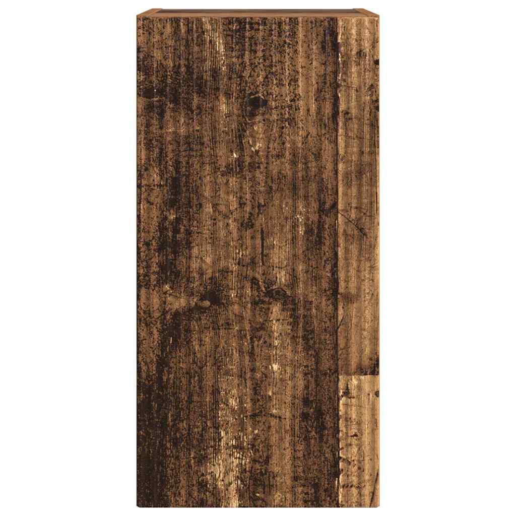 vidaXL TV Wall Cabinet 2 pcs Old Wood 30 x 31 x 60 cm Engineered Wood