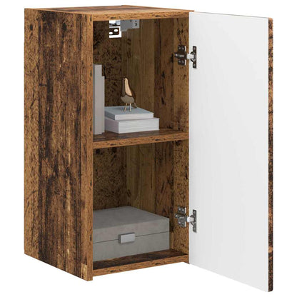 vidaXL TV Wall Cabinet 2 pcs Old Wood 30 x 31 x 60 cm Engineered Wood