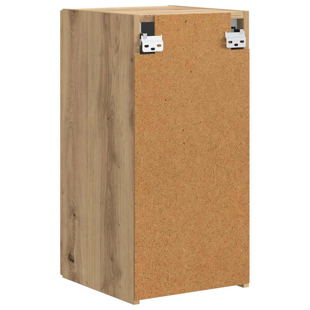 vidaXL TV Wall Cabinet 30 x 31 x 60 cm Artisian Oak Engineered Wood