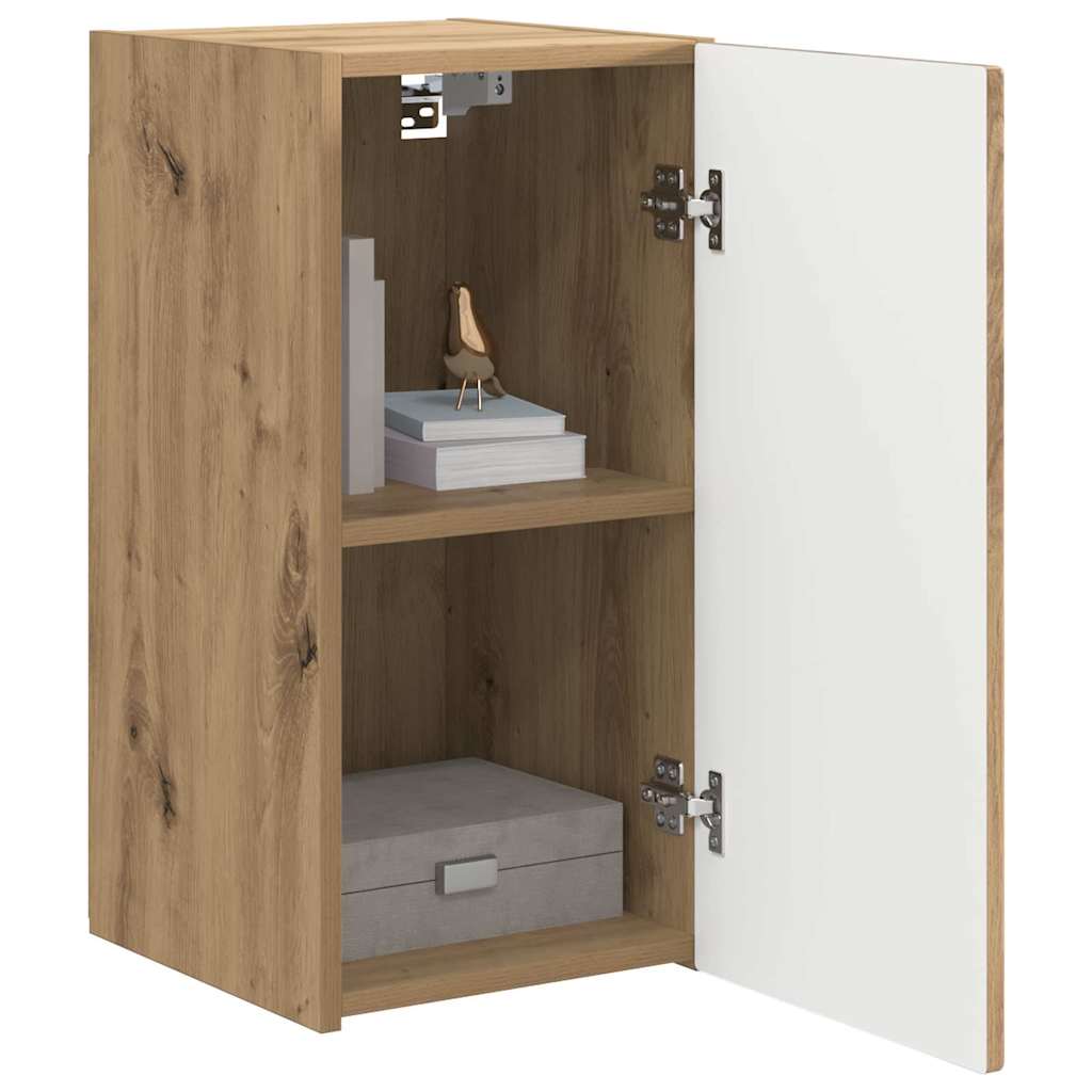 vidaXL TV Wall Cabinet 30 x 31 x 60 cm Artisian Oak Engineered Wood