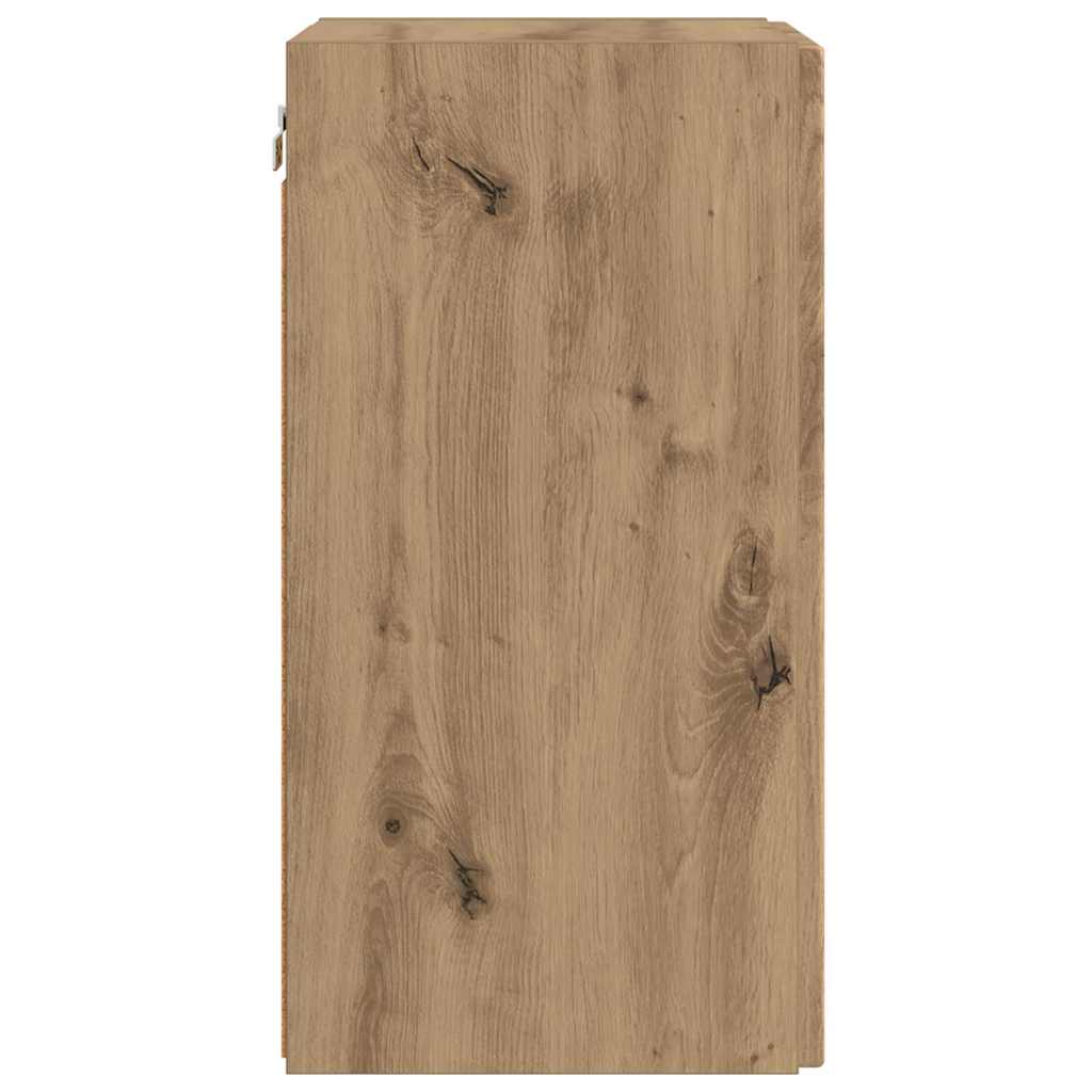 vidaXL TV Wall Cabinet 30 x 31 x 60 cm Artisian Oak Engineered Wood