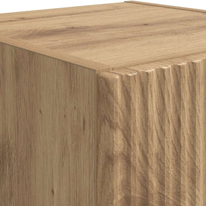 vidaXL TV Wall Cabinet 2 pcs Artisian Oak Engineered Wood