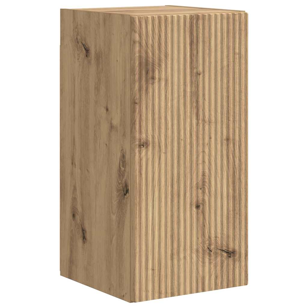 vidaXL TV Wall Cabinet 2 pcs Artisian Oak Engineered Wood
