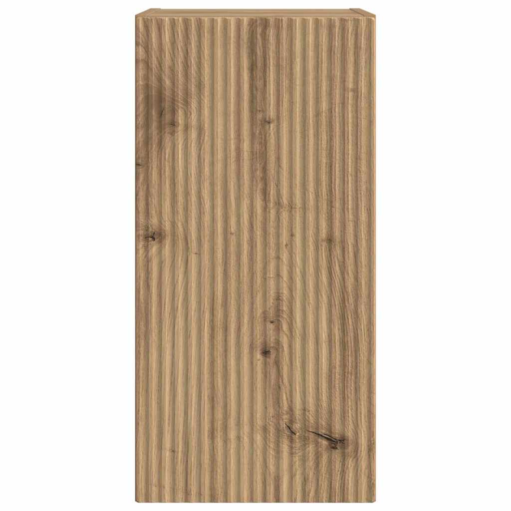 vidaXL TV Wall Cabinet 2 pcs Artisian Oak Engineered Wood
